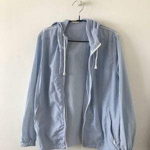 Brandy Melville Baby Blue Windbreaker